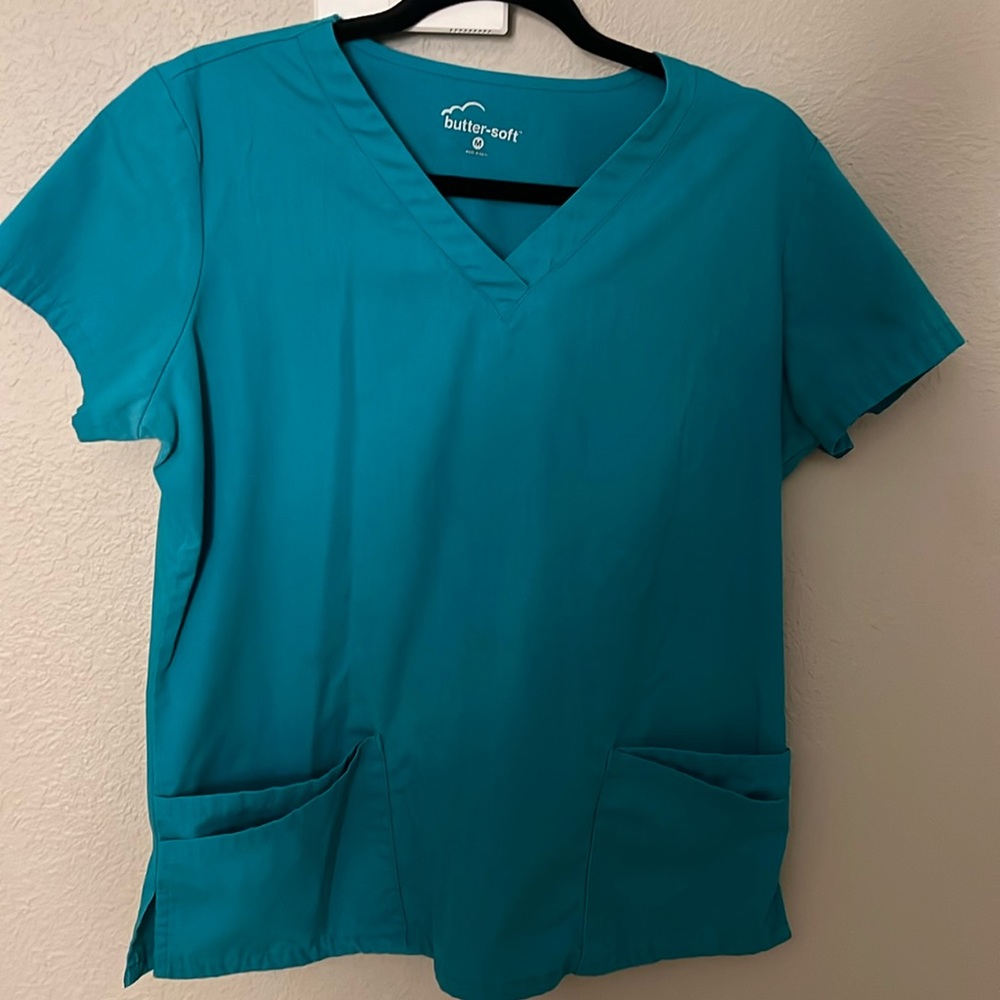 Butter soft scrub top